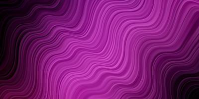 Light Purple, Pink vector template with curved lines.