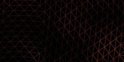 Dark orange vector gradient polygon design.