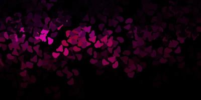 Dark pink vector backdrop with chaotic shapes.