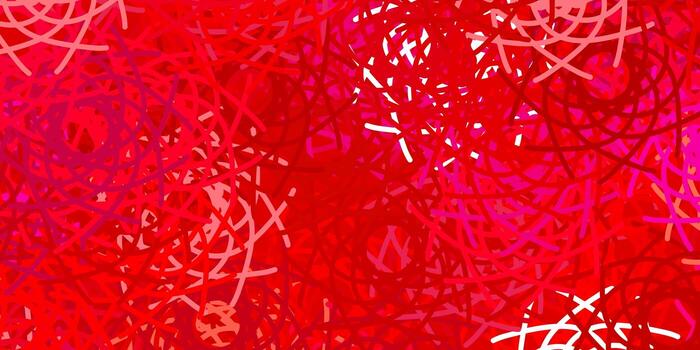 Light Red vector backdrop with chaotic shapes.