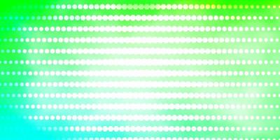 Light Green vector layout with circles.