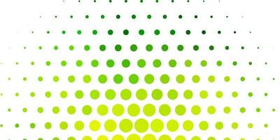 Light Green, Yellow vector layout with circle shapes.