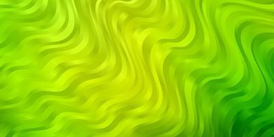 Light Green, Yellow vector pattern with wry lines.