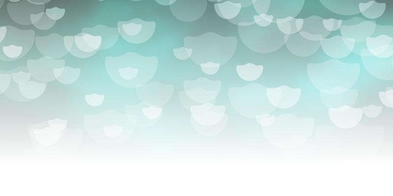 Dark Green vector texture with circles.
