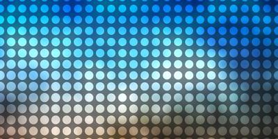 Light Blue, Yellow vector background with circles.