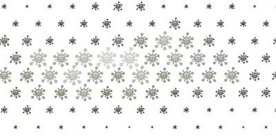 Light Gray vector texture with disease symbols.