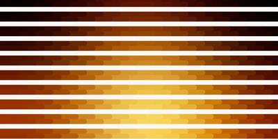 Dark Yellow vector background with lines.