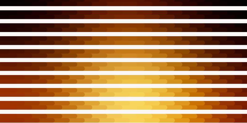 Dark Yellow vector background with lines.
