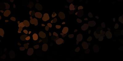 Dark brown vector pattern with abstract shapes.