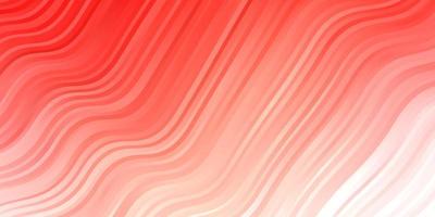 Light Red vector backdrop with bent lines.