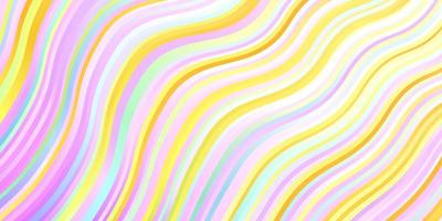 Light Multicolor vector pattern with lines.