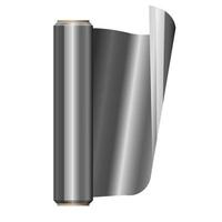 Roll of aluminium foil vector design illustration isolated on white background
