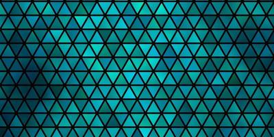 Light Green vector backdrop with lines, triangles.