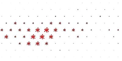 Light Red vector texture with disease symbols.