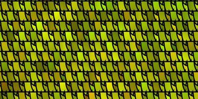 Light Green, Yellow vector pattern with polygonal style.