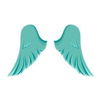 Wings vector design illustration isolated on white background