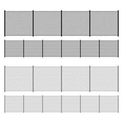 Wire mesh fence vector design illustration isolated on white background
