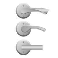 Door handles vector design illustration isolated on white background