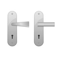 Door handles vector design illustration isolated on white background