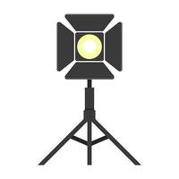 Spotlight vector design illustration isolated on background