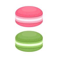 Delicious macaroons vector design illustration isolated on white background