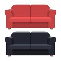 Sofa vector design illustration isolated on white background