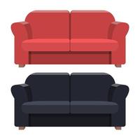 Sofa vector design illustration isolated on white background