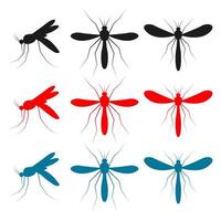 Mosquito insect vector design illustration isolated on white background