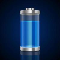 Digital battery vector design illustration isolated on background