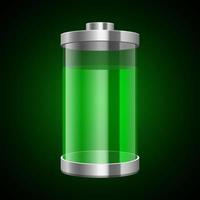 Digital battery vector design illustration isolated on background