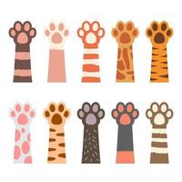 Cat paw vector design illustration isolated on white background