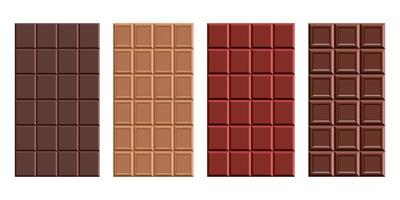 Chocolate bar vector design illustration isolated on white background
