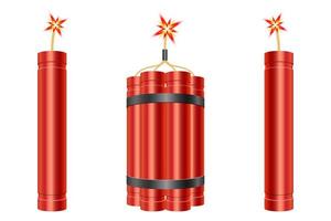 Dynamite vector design illustration isolated on white background