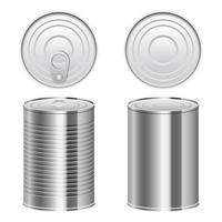 Tin can vector design illustration isolated on white background