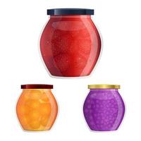 Compote jar vector design illustration isolated on white background