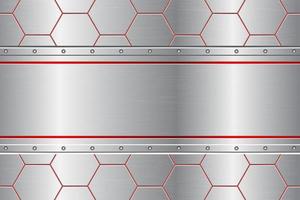 Metallic comb abstract background vector design illustration