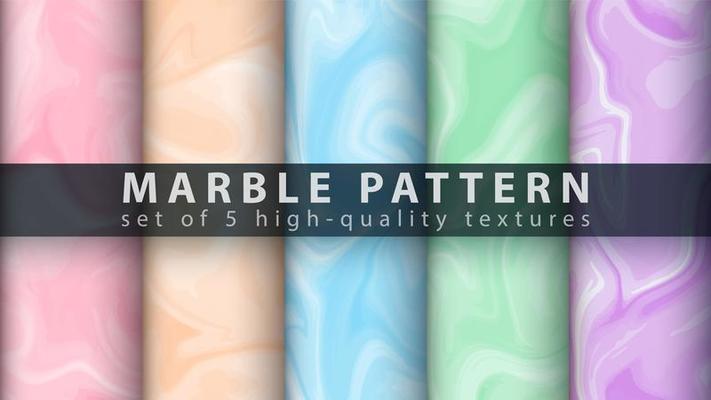 Liquid abstract texture pattern background set