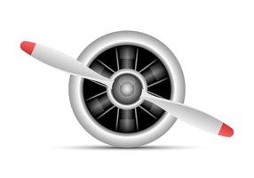 Jet engine vector design illustration isolated on white background