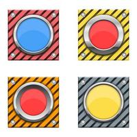 Panic button vector design illustration isolated on white background