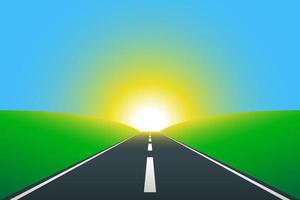 Road to infinity background vector design illustration