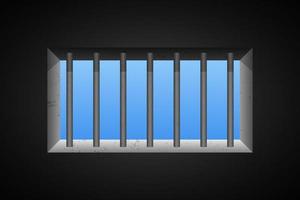 Prison window vector design illustration