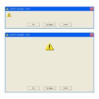 Windows message vector design illustration isolated on white background