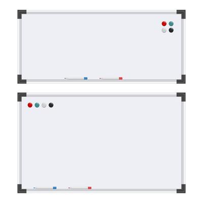 White board vector design illustration isolated on white background