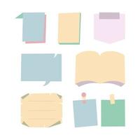 Different design of book and notebooks illustration vector