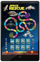 Space game on tablet screen vector