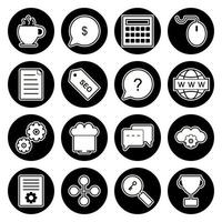 Icon Set Of Search Engine Optimization For Personal And Commercial Use... vector