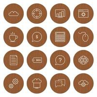 Icon Set Of Search Engine Optimization For Personal And Commercial Use... vector