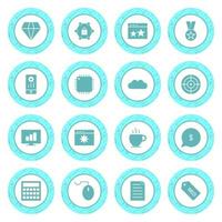 Icon Set Of Search Engine Optimization For Personal And Commercial Use... vector