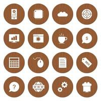 Icon Set Of Search Engine Optimization For Personal And Commercial Use... vector