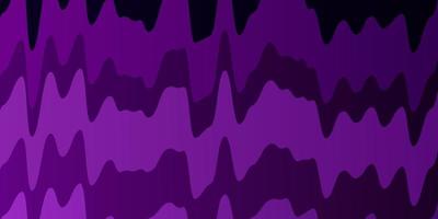 Dark Purple vector background with lines.